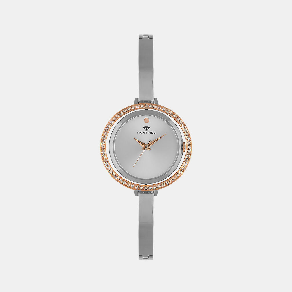 Mont Neo Round Silver Analog watch