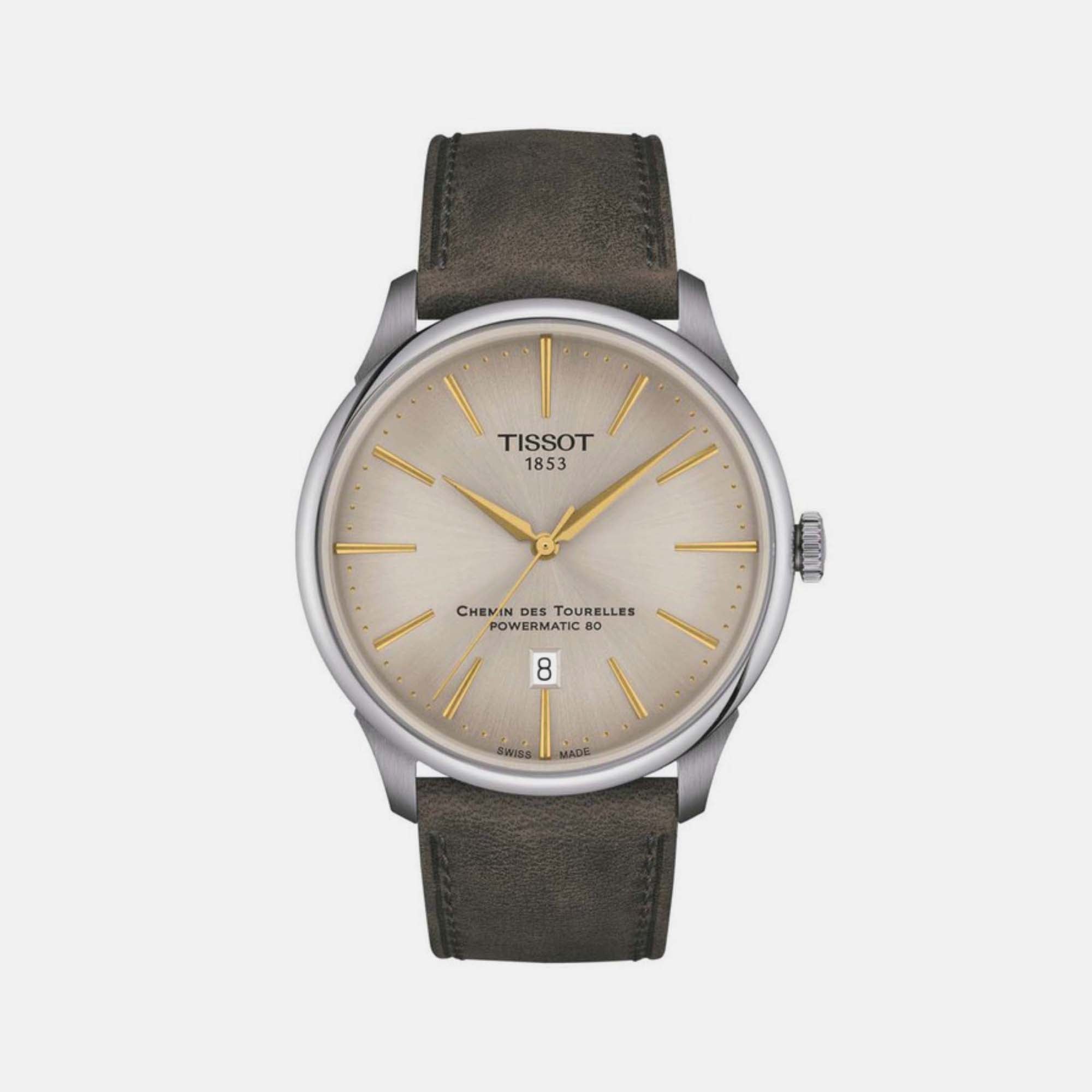 Tissot Round Grey Analog watch
