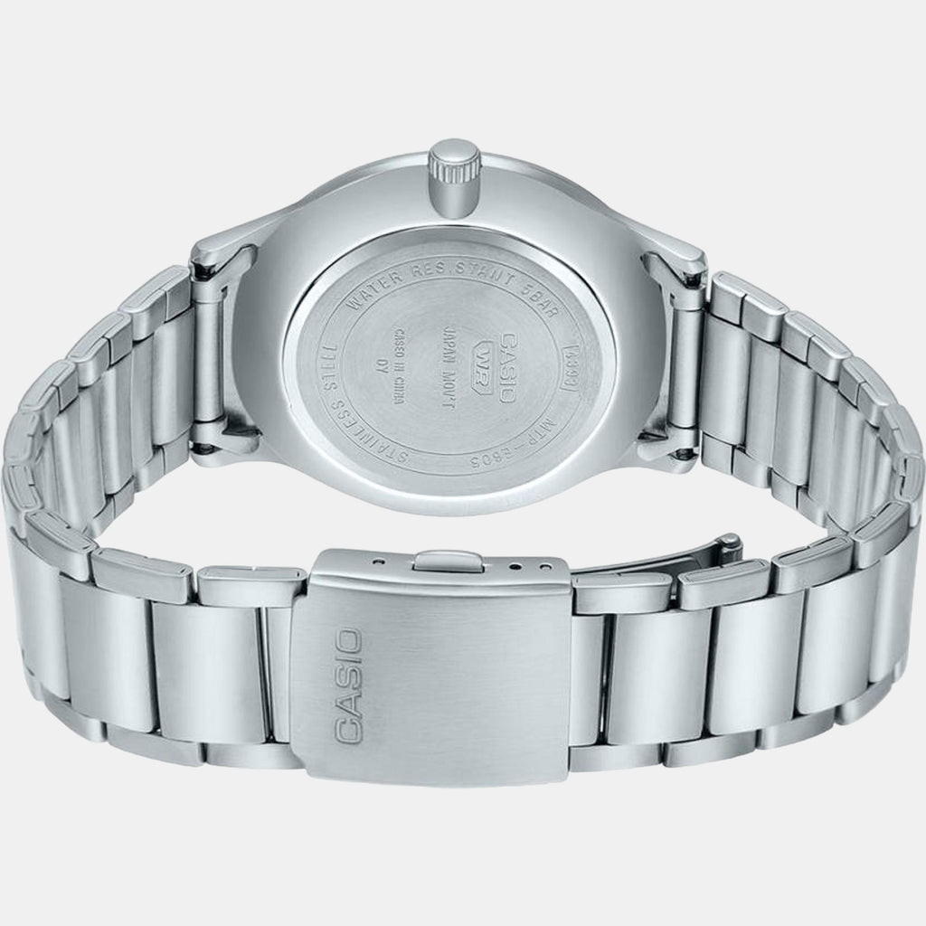 Enticer Men Quartz Red Dial Analog Stainless Steel Watch A2109