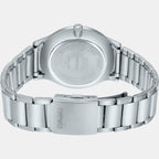 Enticer Men Quartz Red Dial Analog Stainless Steel Watch A2109