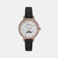 Female White Analog Leather Watch AR11514