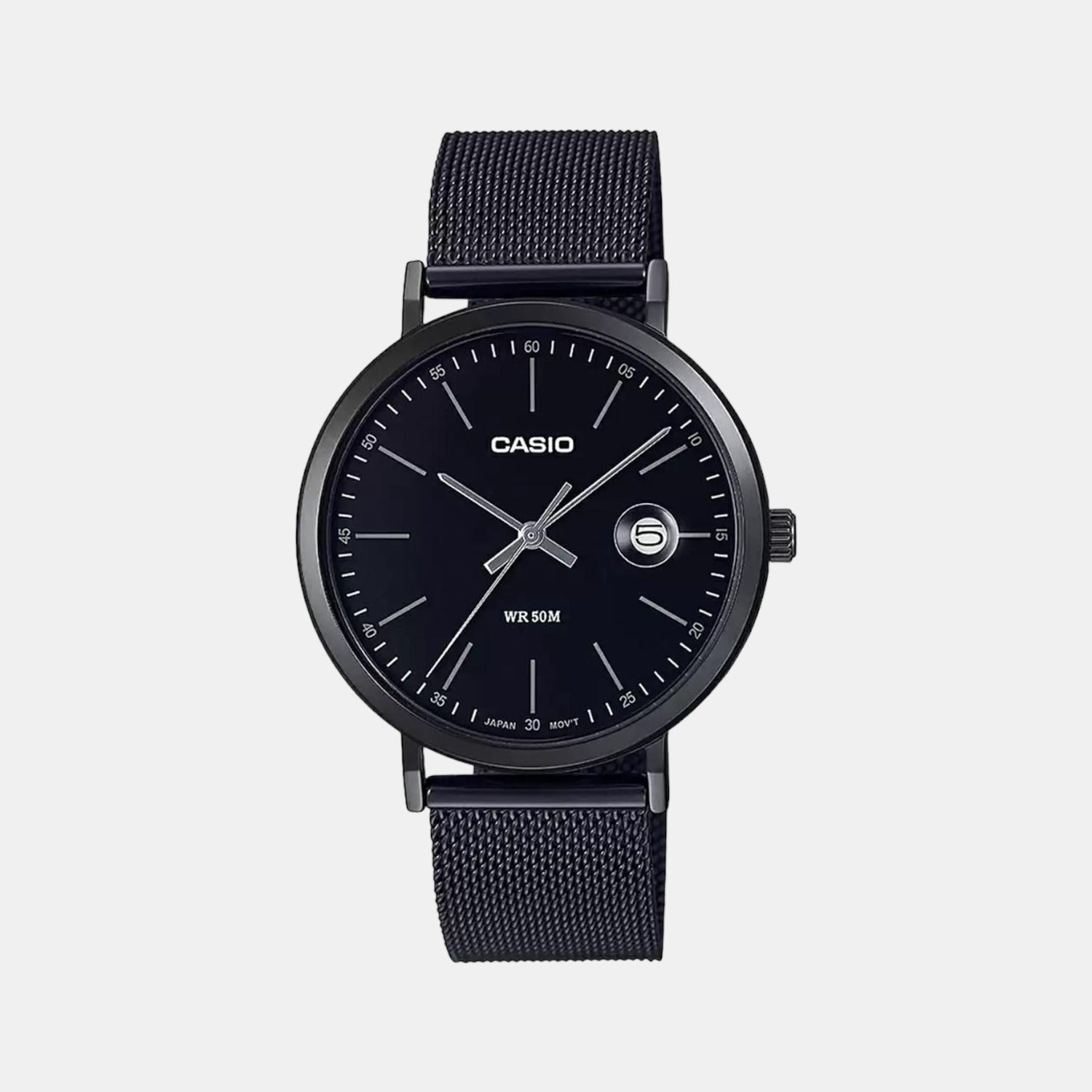 Casio Round Black Analog watch