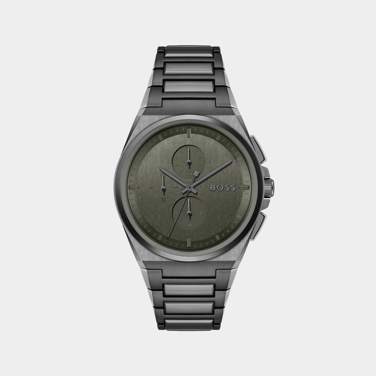 Boss Tonneau Green Chronograph watch