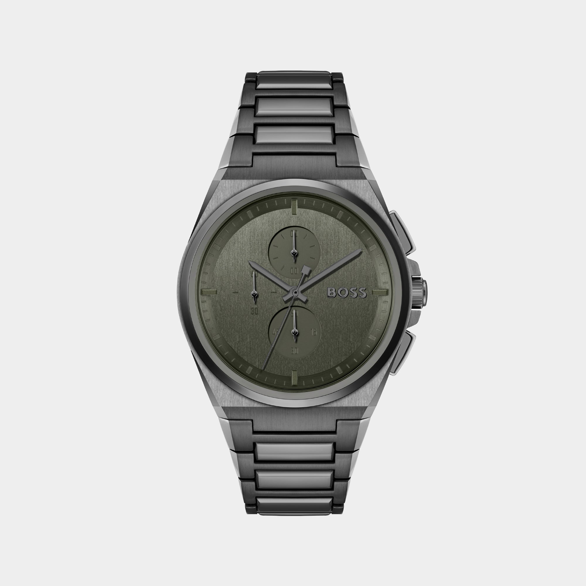 Boss Tonneau Green Chronograph watch