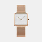 Obaku Square White Analog watch
