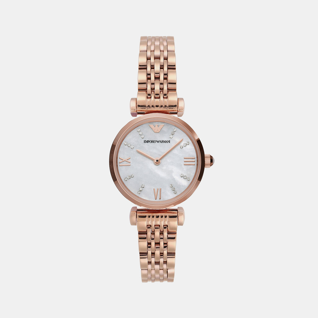 Emporio Armani Round Mother Of Pearl Analog watch