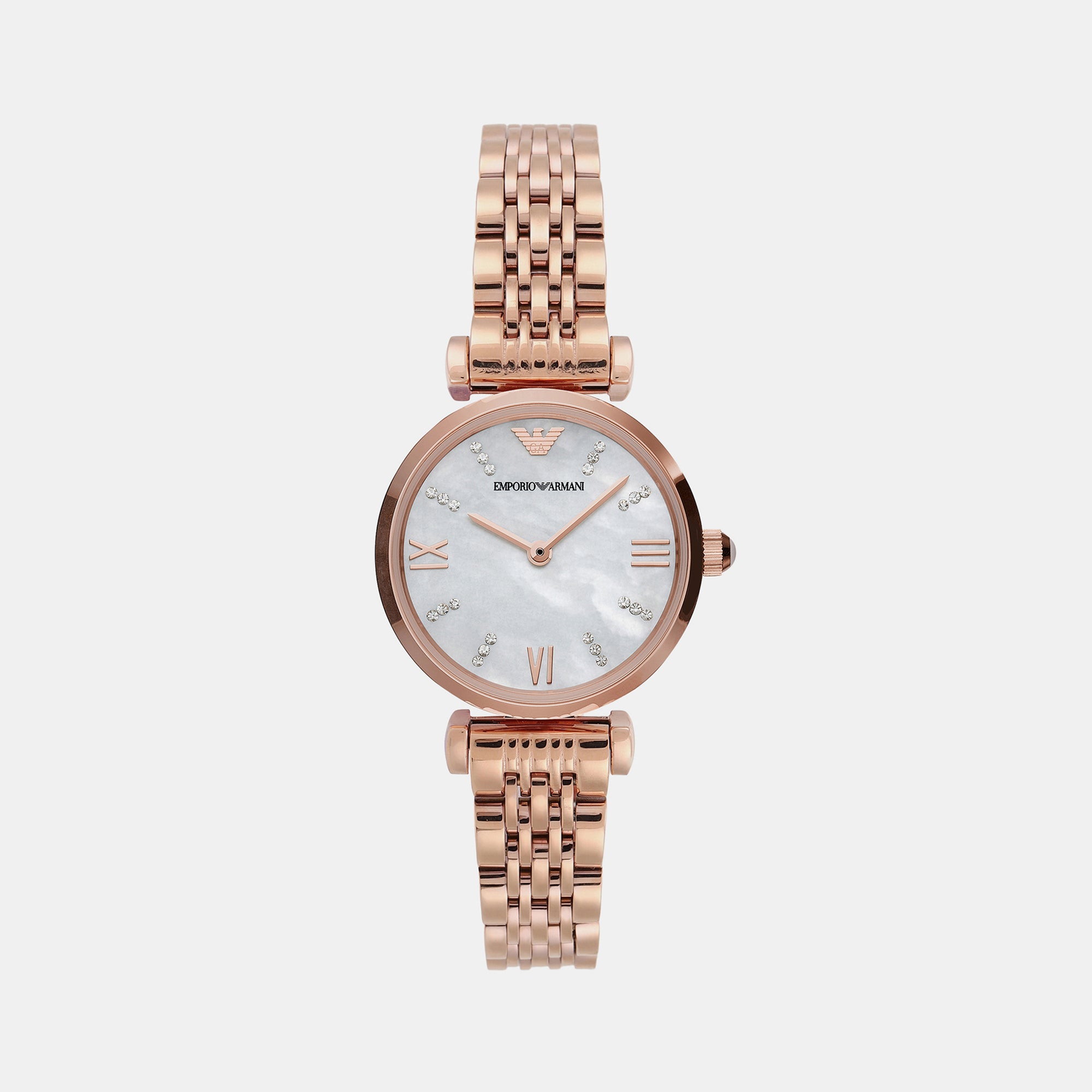 Emporio Armani Round Mother Of Pearl Analog watch