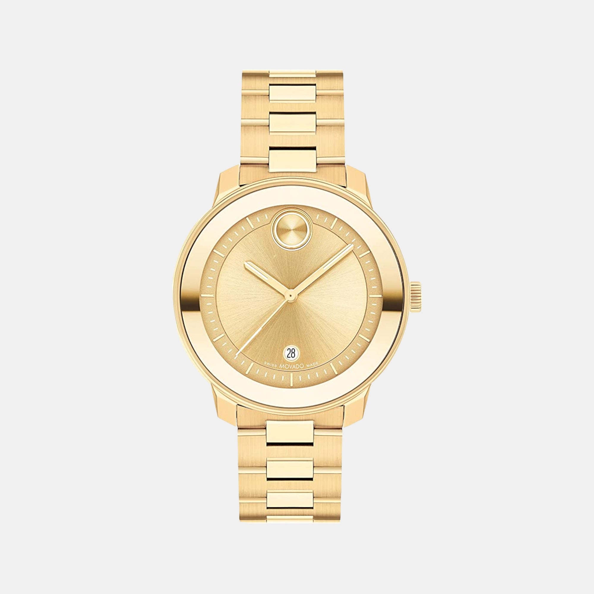 Movado bold 2024 gold diamond