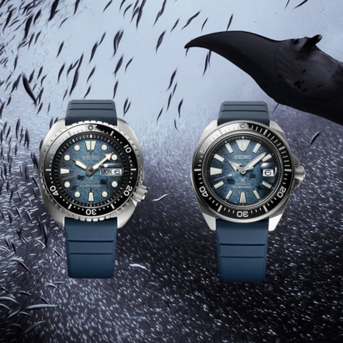 Seiko 44 mm Round Automatic watch