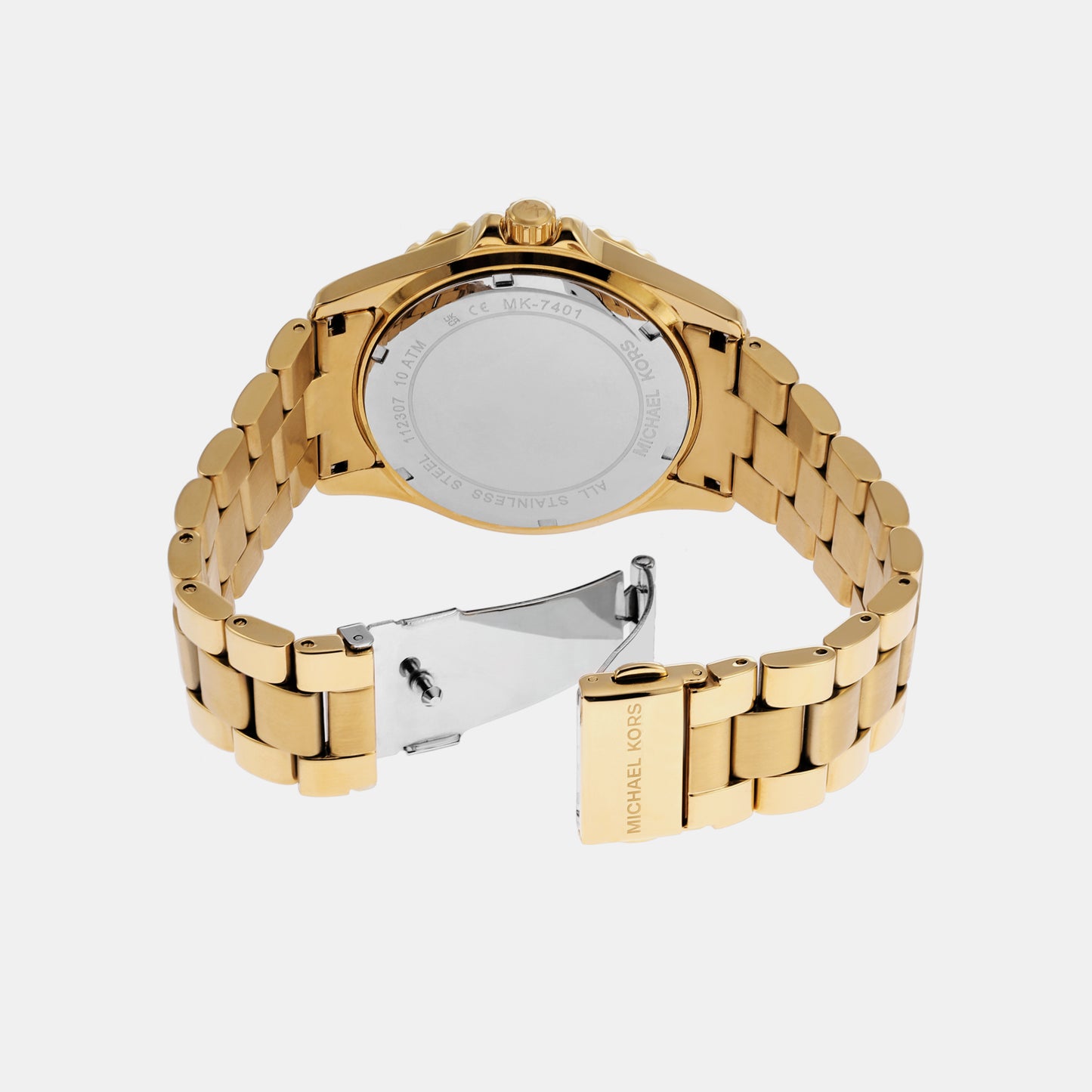 Women's Everest Three-Hand Gold-Tone Stainless Steel Watch MK7401