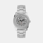 Fossil Round Silver Analog watch