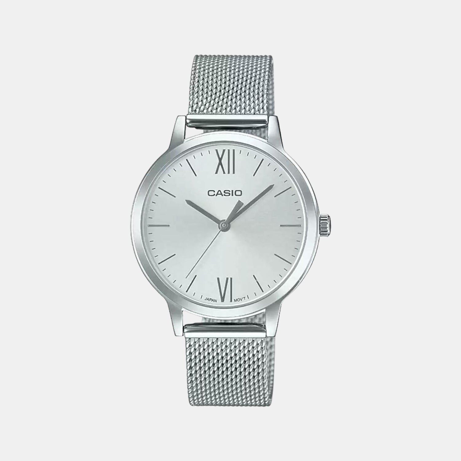 Casio Round Silver Analog watch