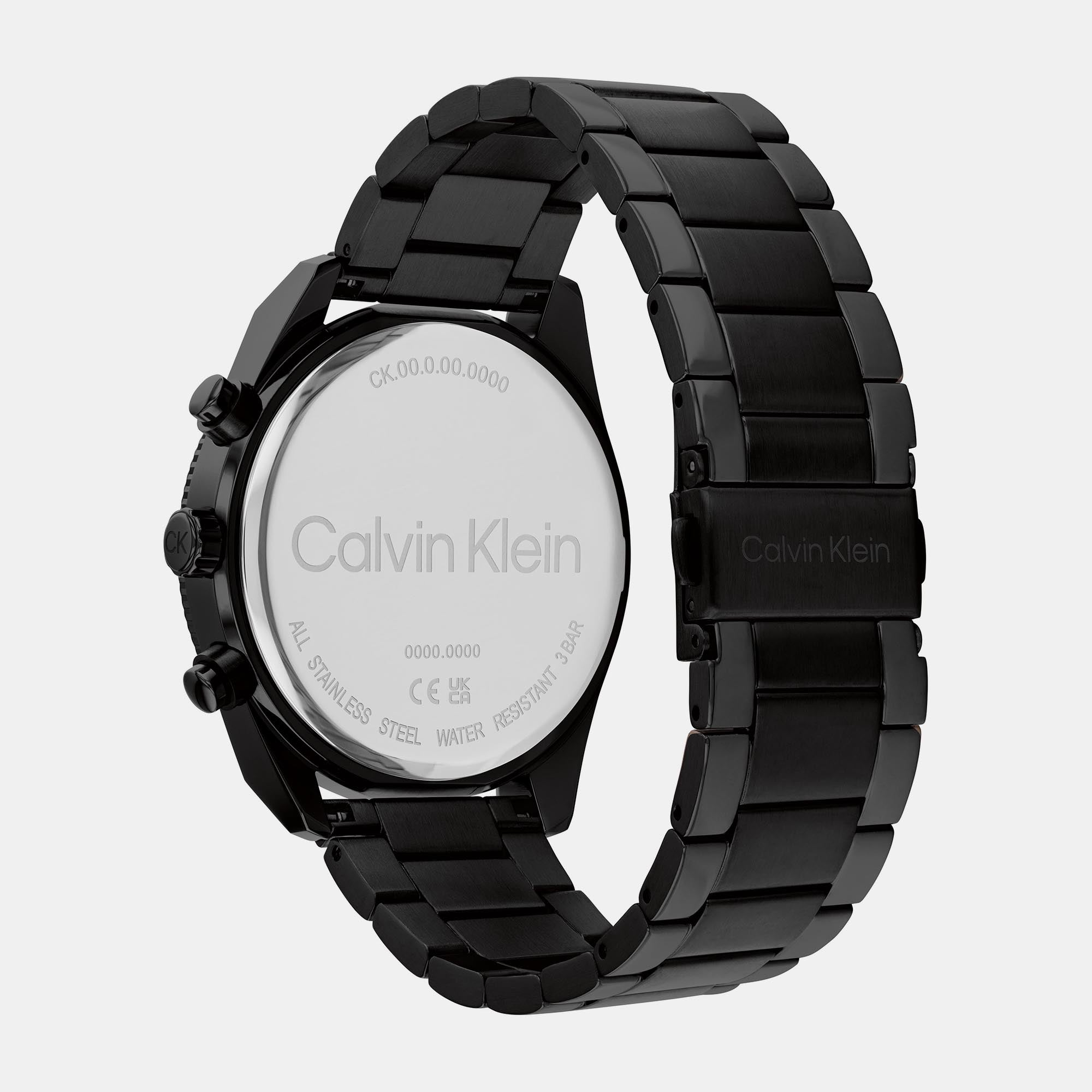 Calvin Klein Men Round Black watch
