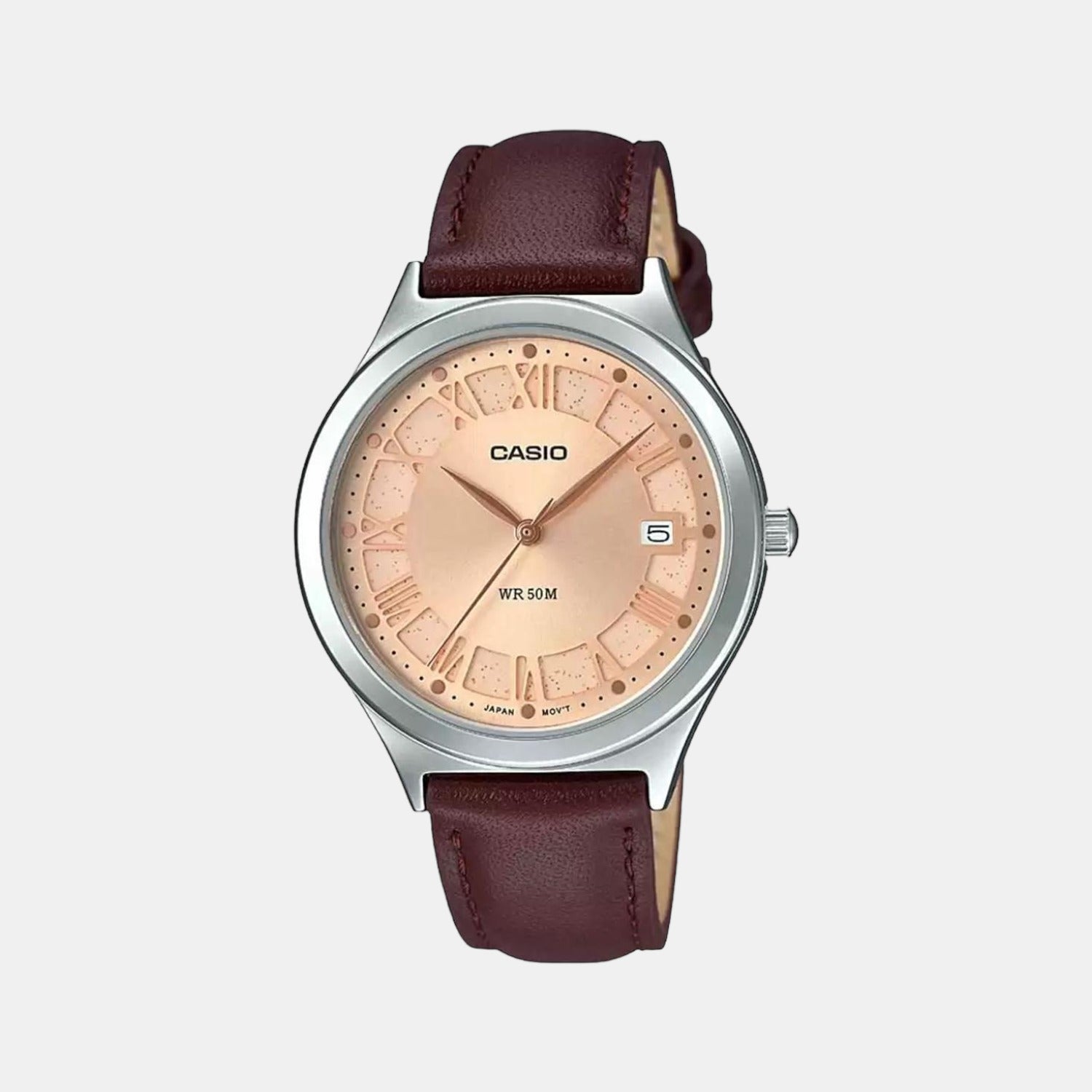 Casio Round Rose Gold Analog watch