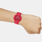 Casio 48 mm Red Quartz watch