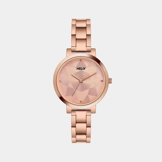 Female Pink Analog Stainless Steel Watch TW041HL24