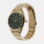Armani Exchange Women Round Green watch