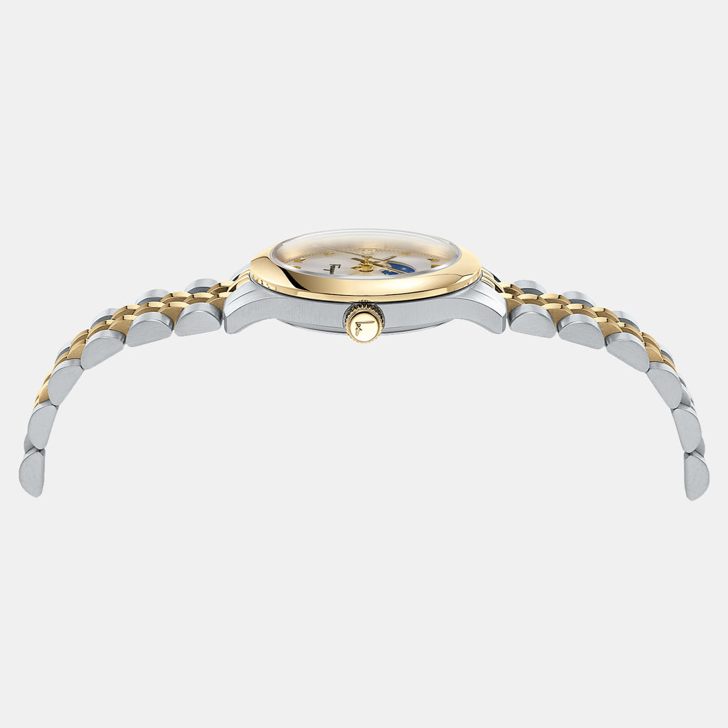 Ferragamo Women Round Silver watch