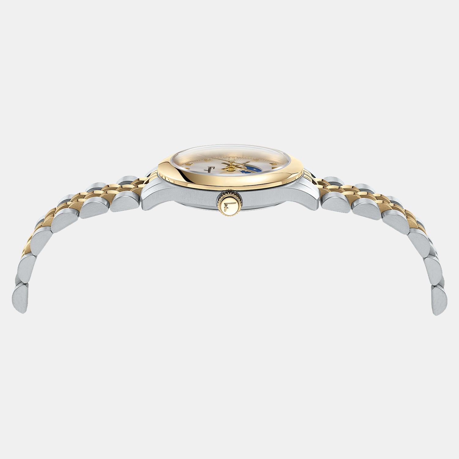 Ferragamo Women Round Silver watch