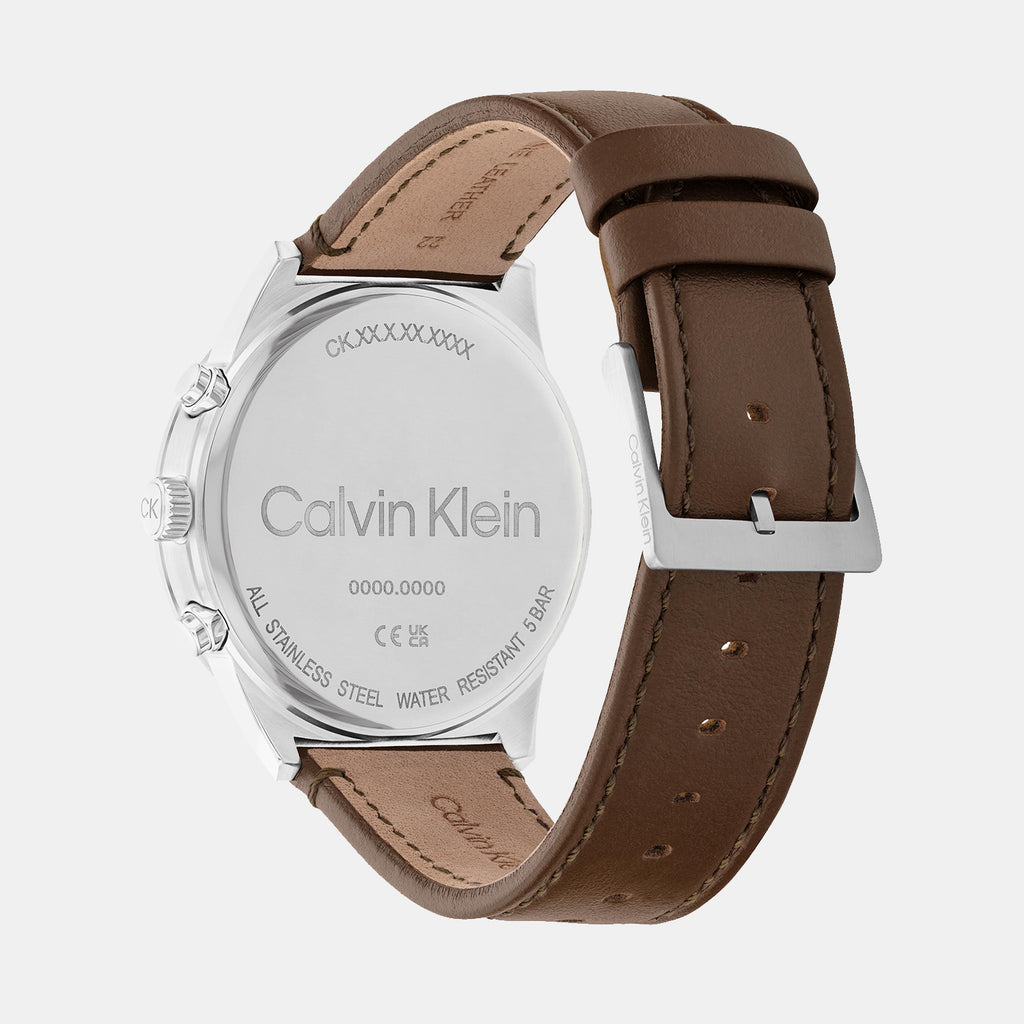 Calvin Klein Men Round Blue watch