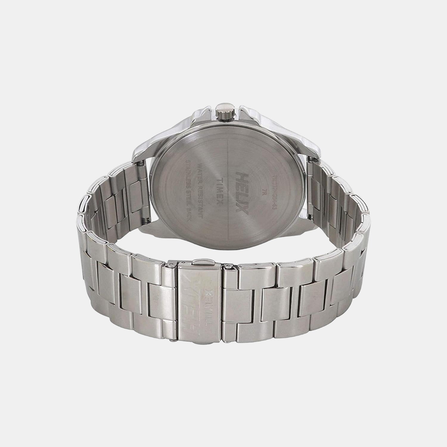 Helix Stainless Steel Round watch