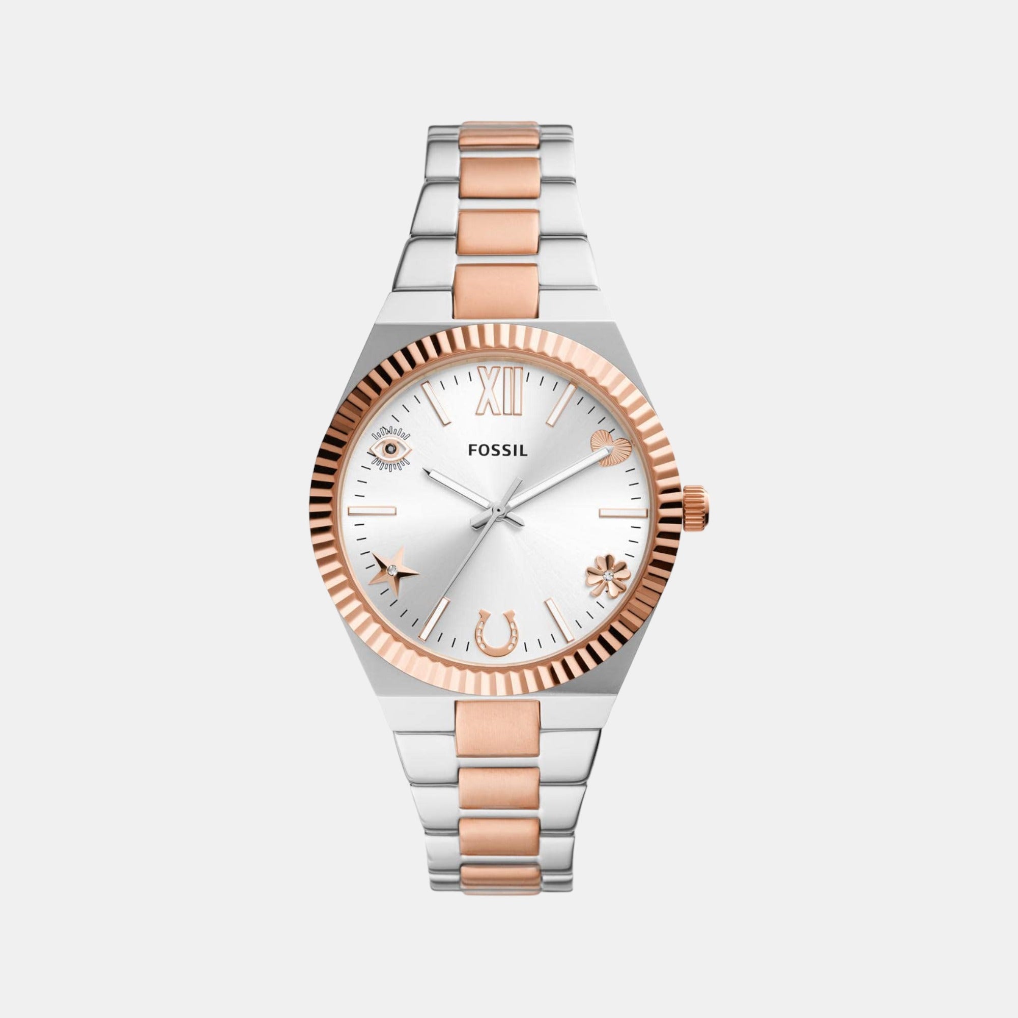 Female Analog Stainless Steel Watch ES5261