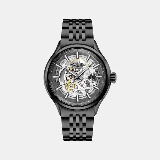 Competence Skeleton Male Analog Stainless Steel Watch 101663 40 55 10N