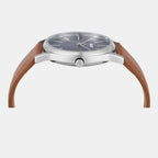 Helix Stainless Steel Round watch