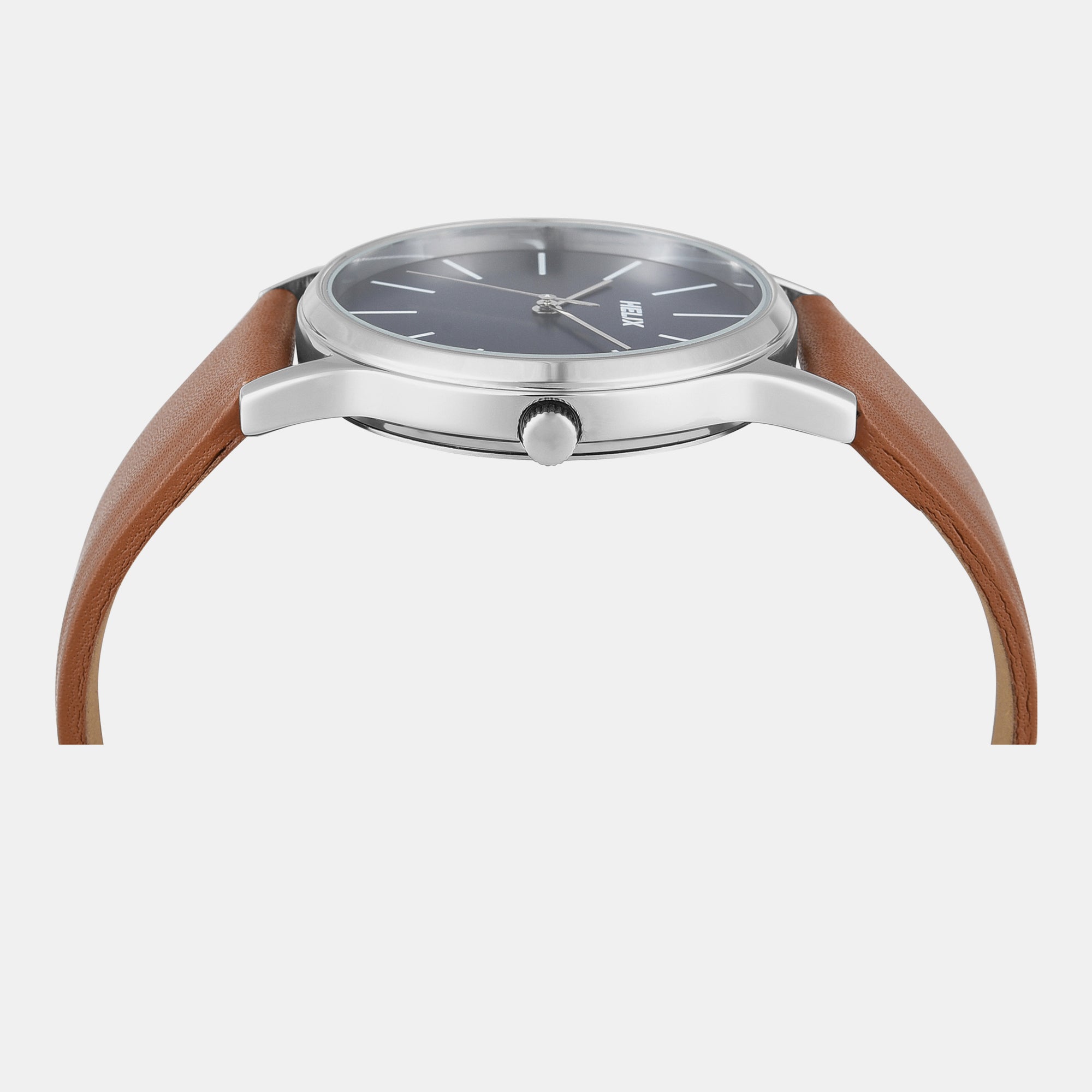 Helix Stainless Steel Round watch