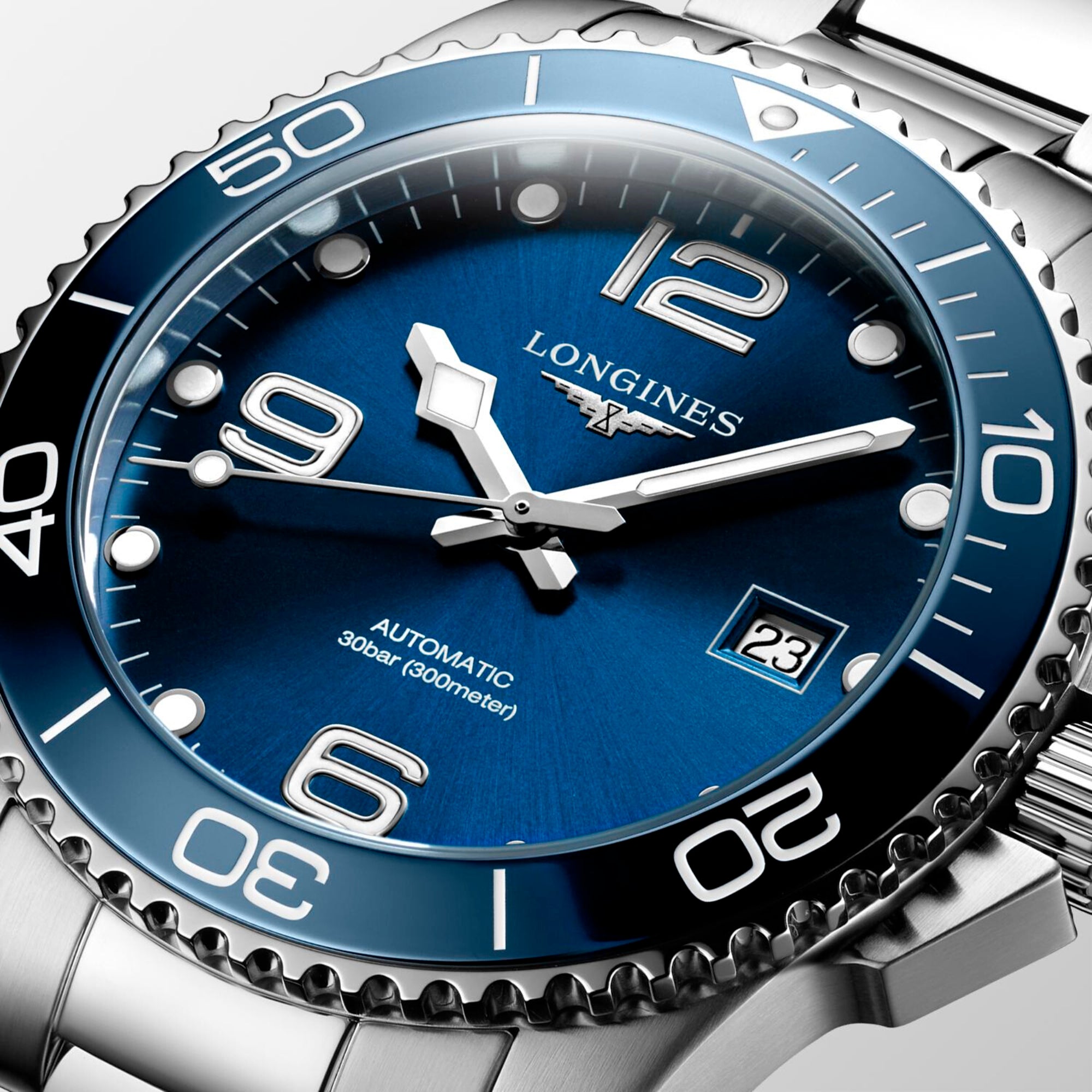 Longines Stainless Steel Blue watch