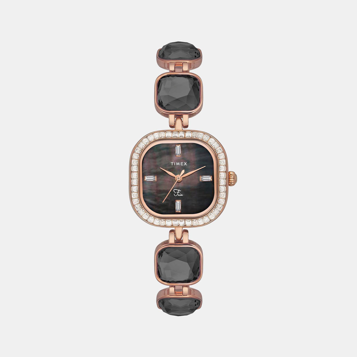 Timex Square Mother Of Pearl Analog watch
