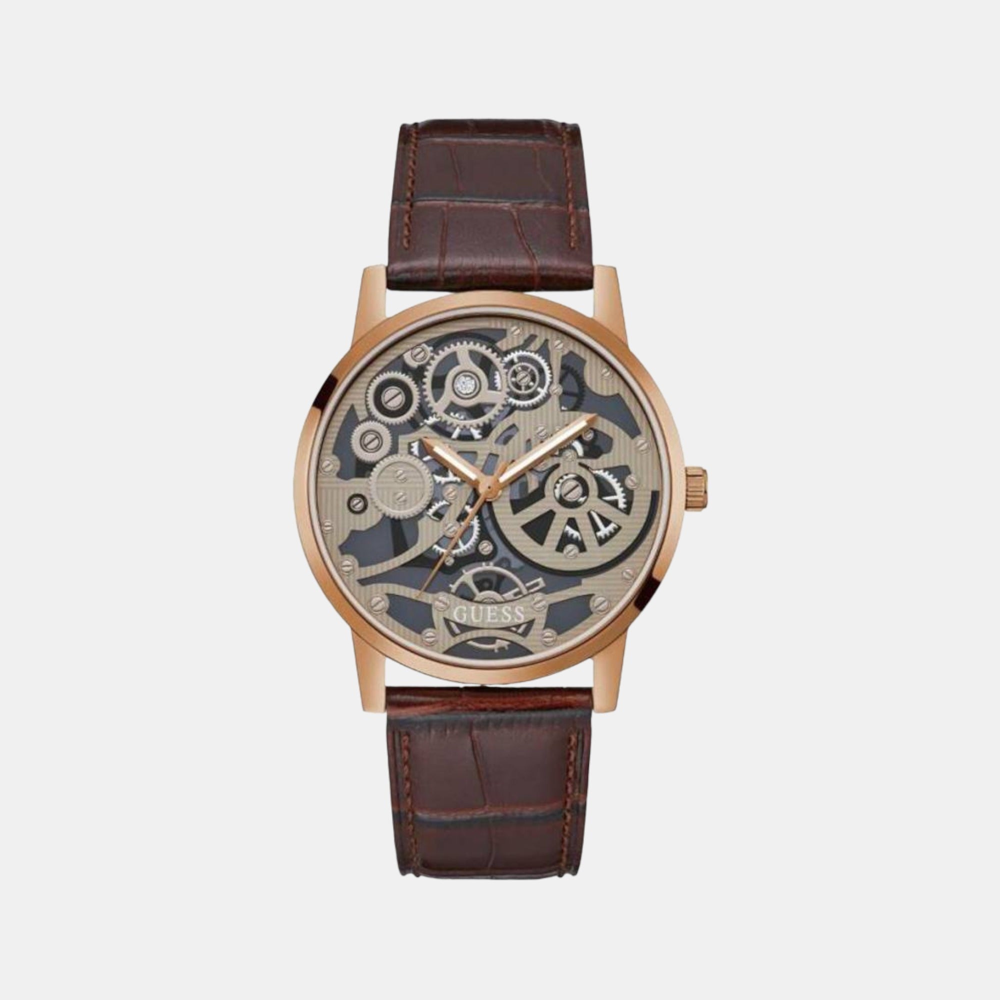 Brown guess watch best sale