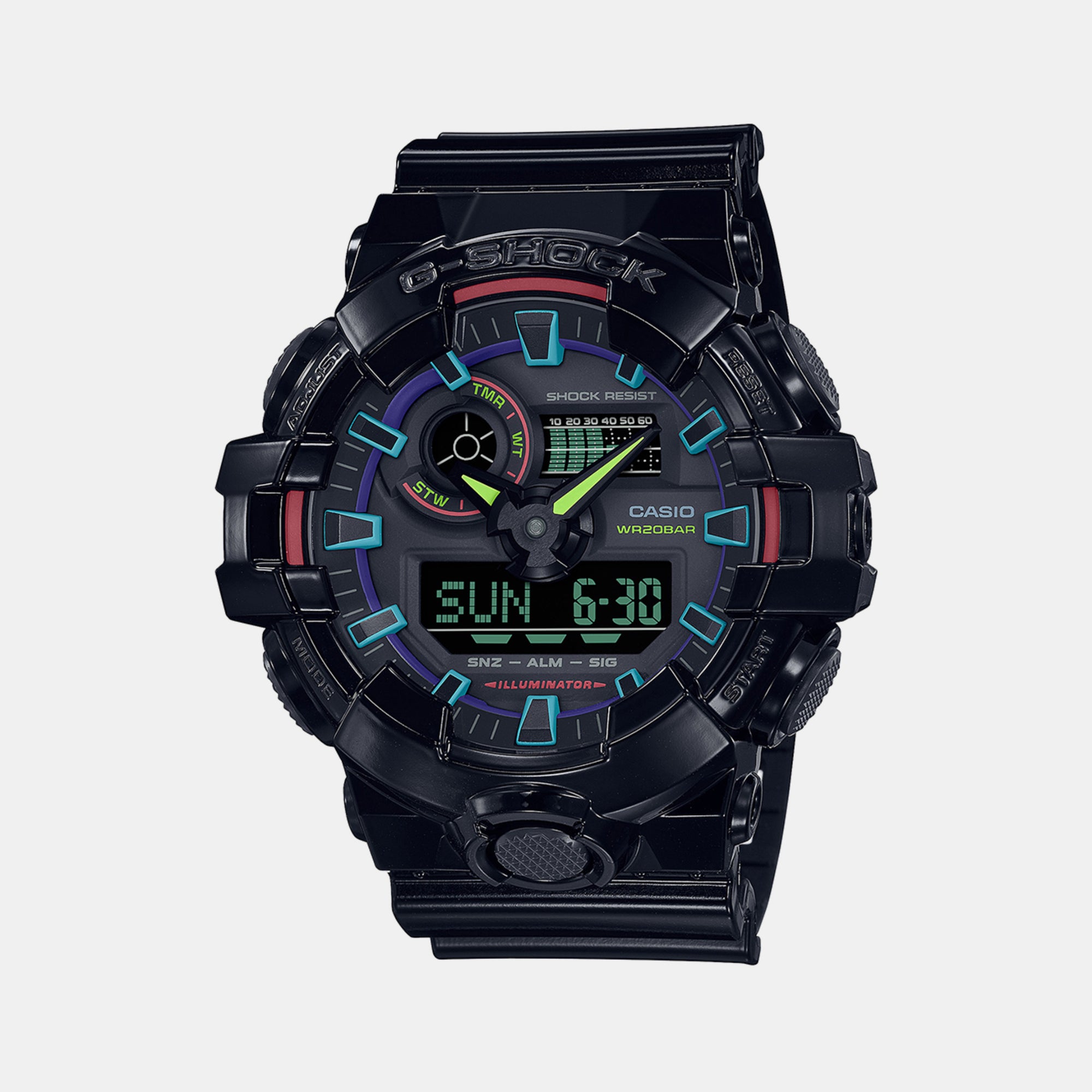 Casio Round Black Analog-Digital watch