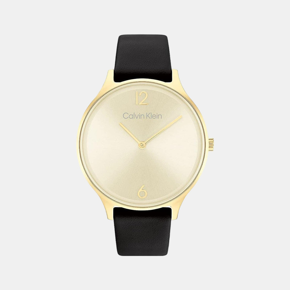 Calvin Klein Round Yellow Analog watch