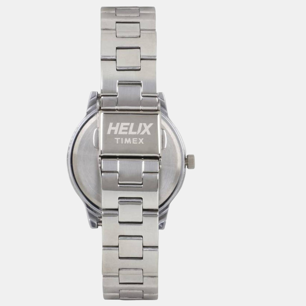 Helix Stainless Steel Round watch