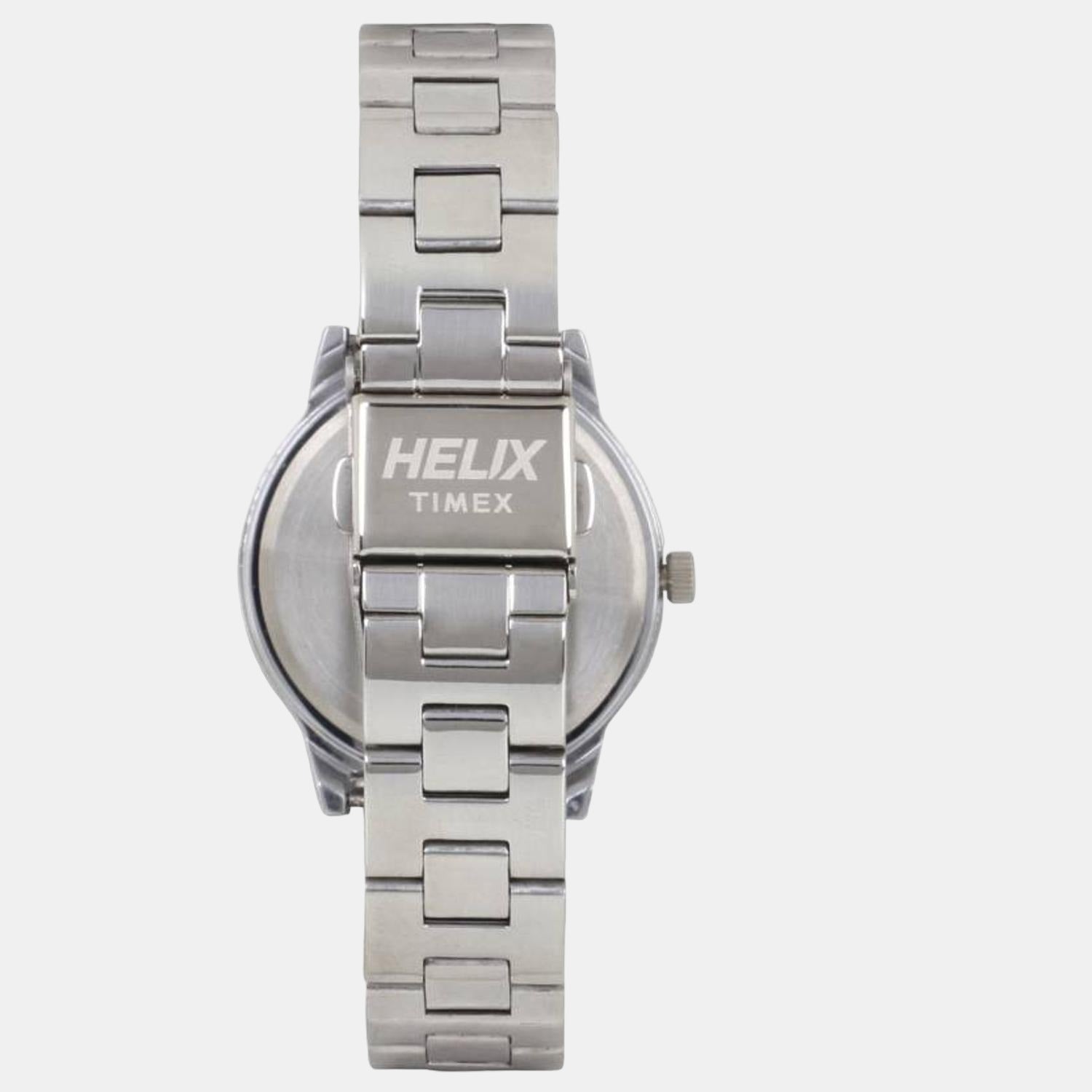 Helix Stainless Steel Round watch