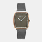 Obaku Rectangular Grey Analog watch