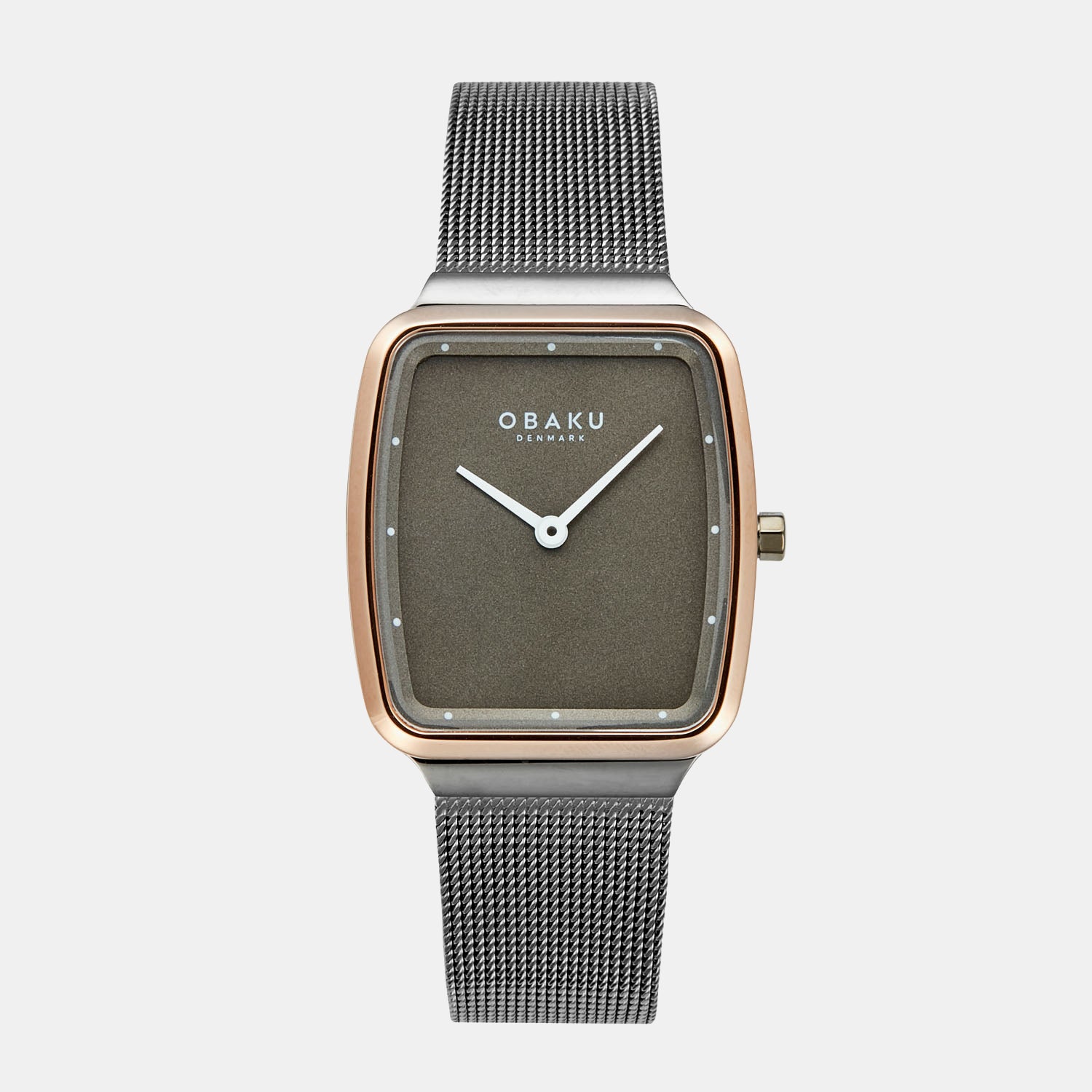 Obaku Rectangular Grey Analog watch