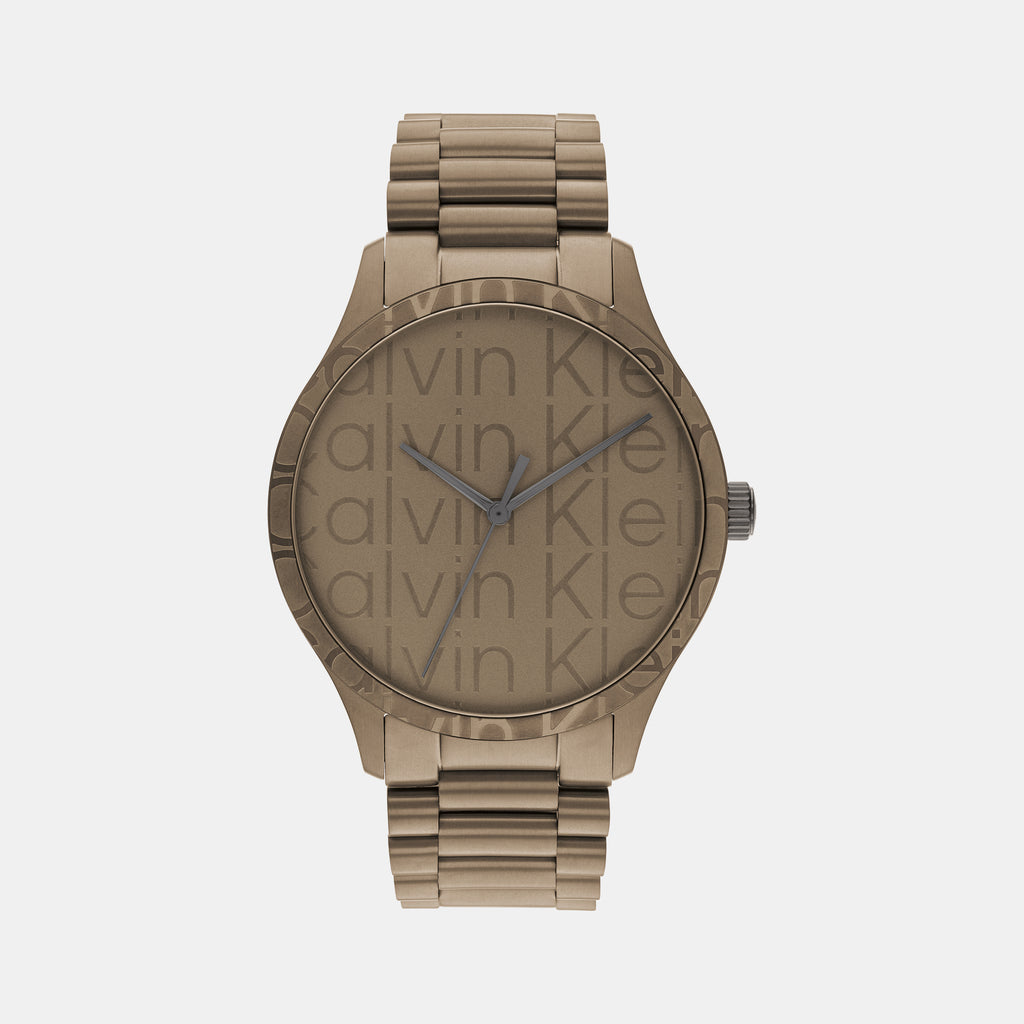 Calvin Klein Round Khaki Analog watch