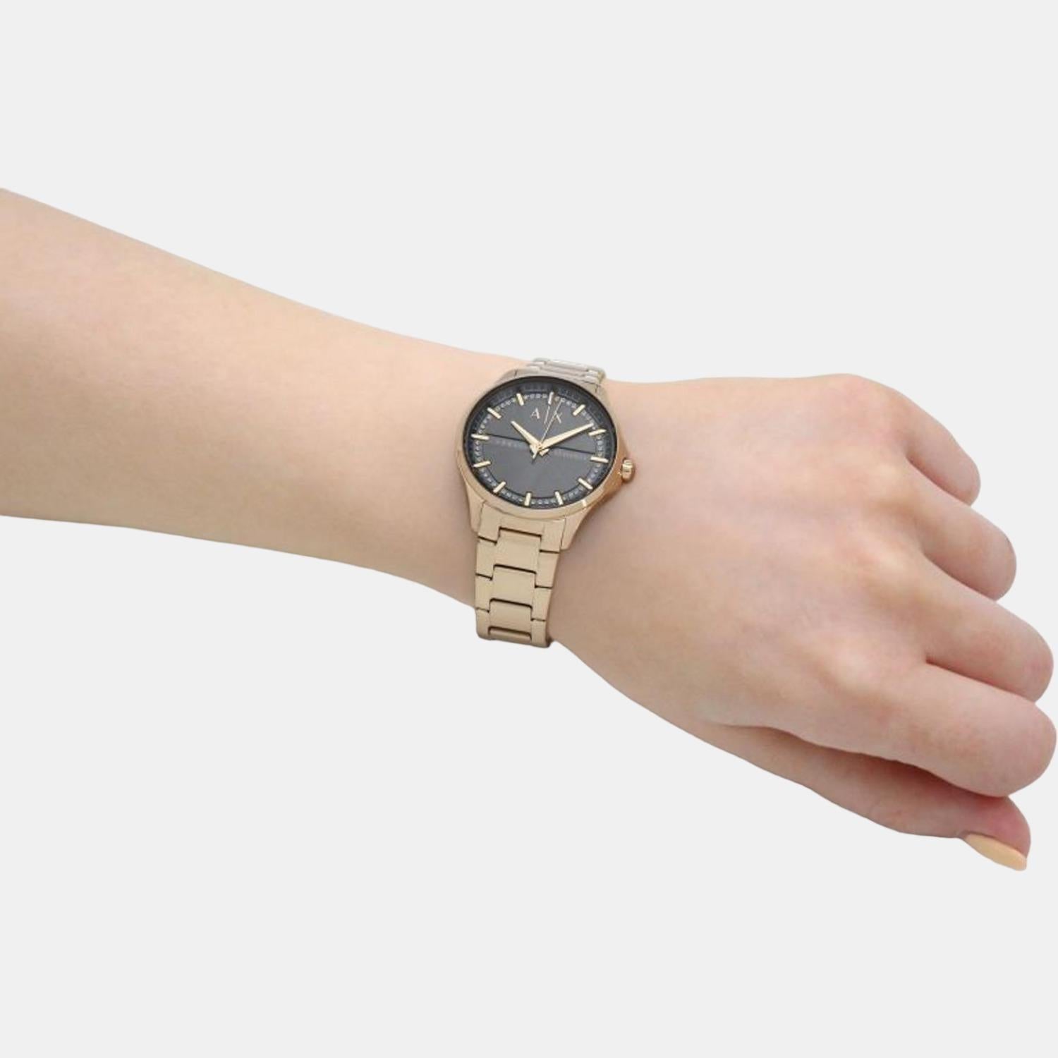 Armani Exchange Stainless Steel Round watch