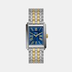 Fossil Rectangular Blue Analog watch