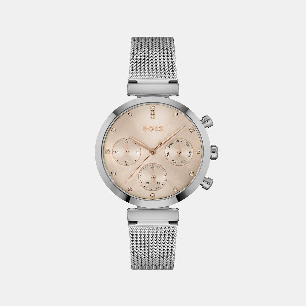 Boss Round Rose Gold Chronograph watch