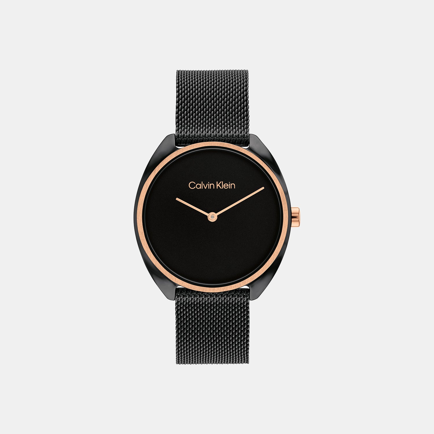 Female Black Analog Mesh Watch 25200272