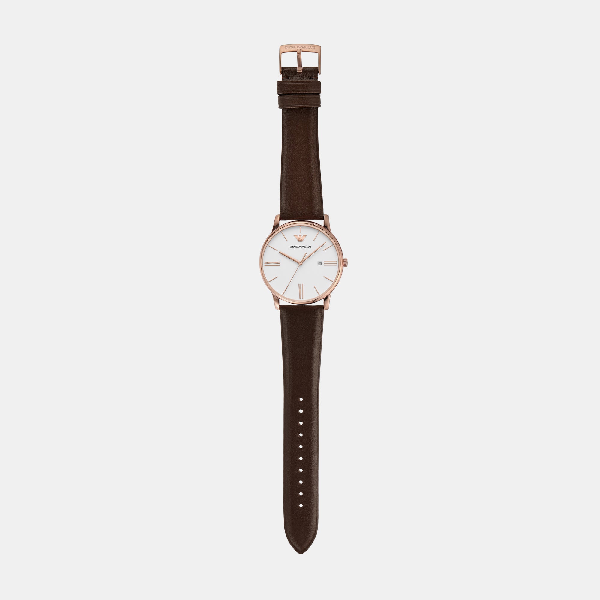 Emporio Armani Leather White watch