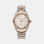 Male Beige Analog Stainless Steel Automatic Watch 981661 47 09 90