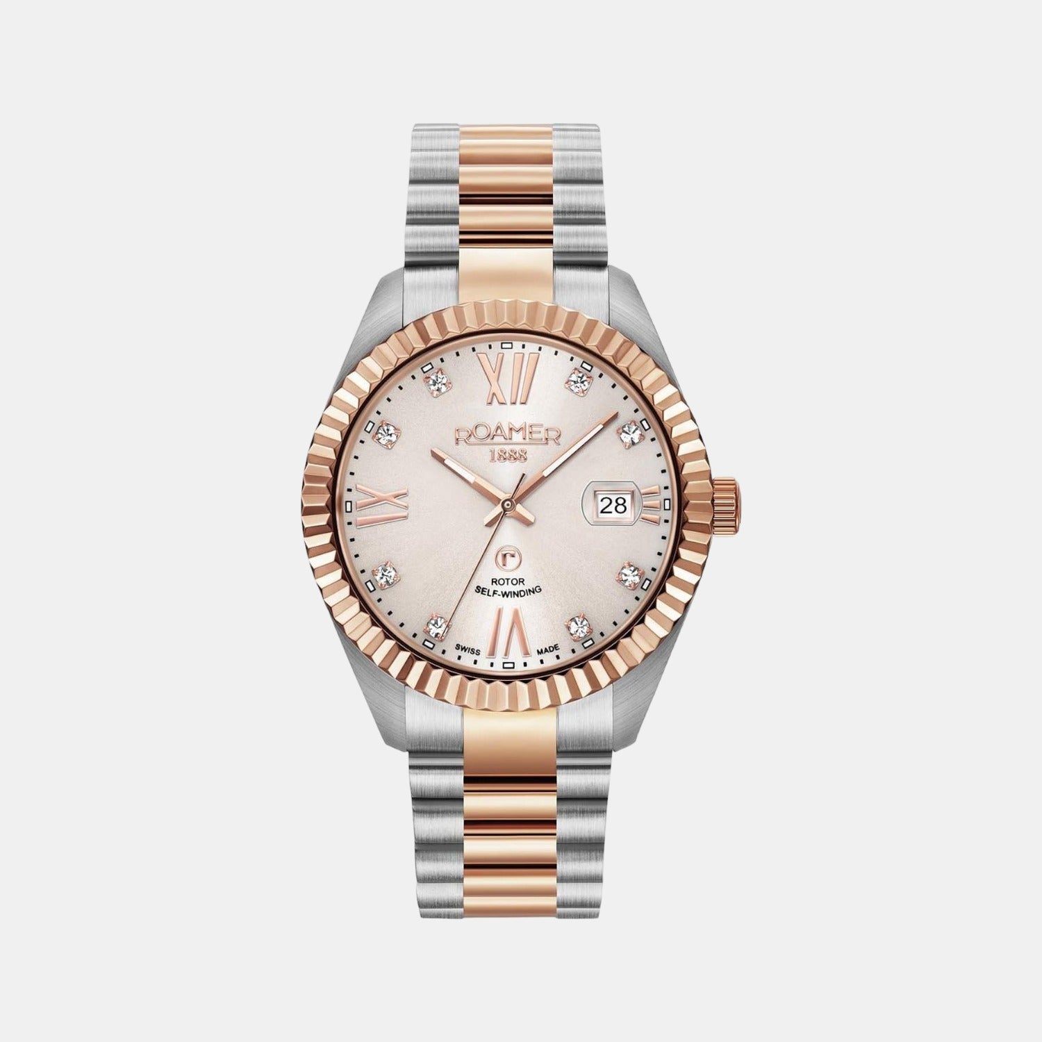 Male Beige Analog Stainless Steel Automatic Watch 981661 47 09 90