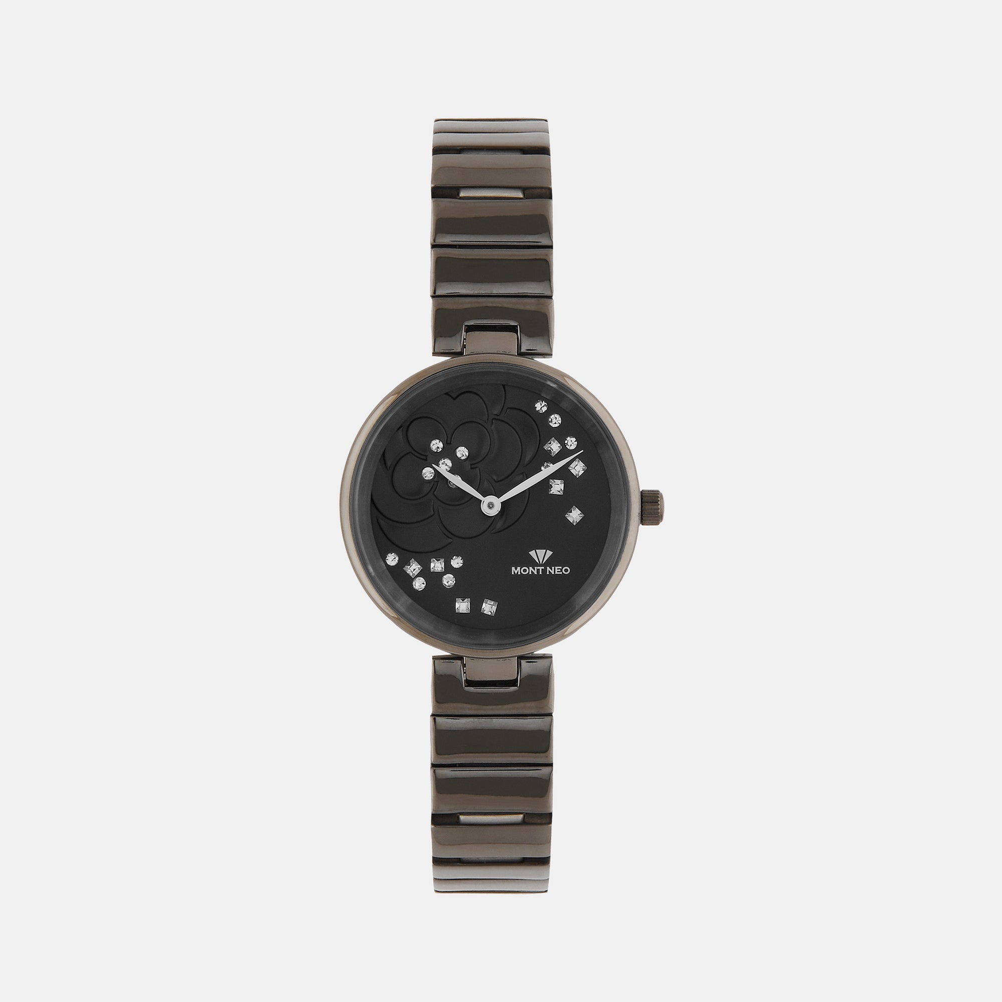 Mont Neo Round Grey Analog watch
