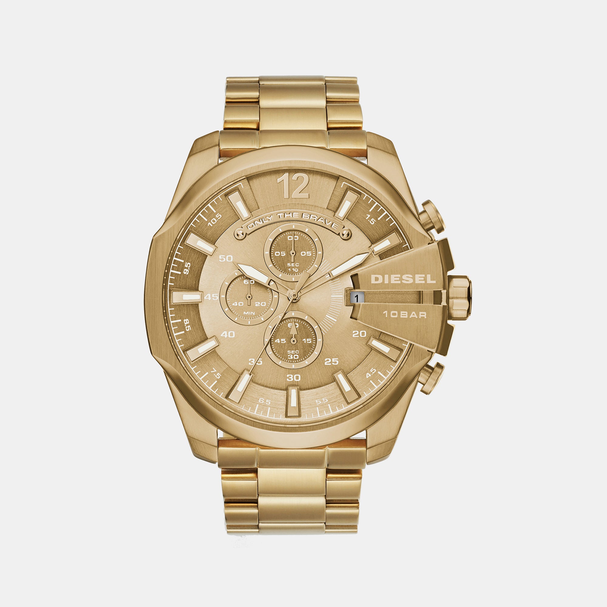 Diesel Round Gold Chronograph watch