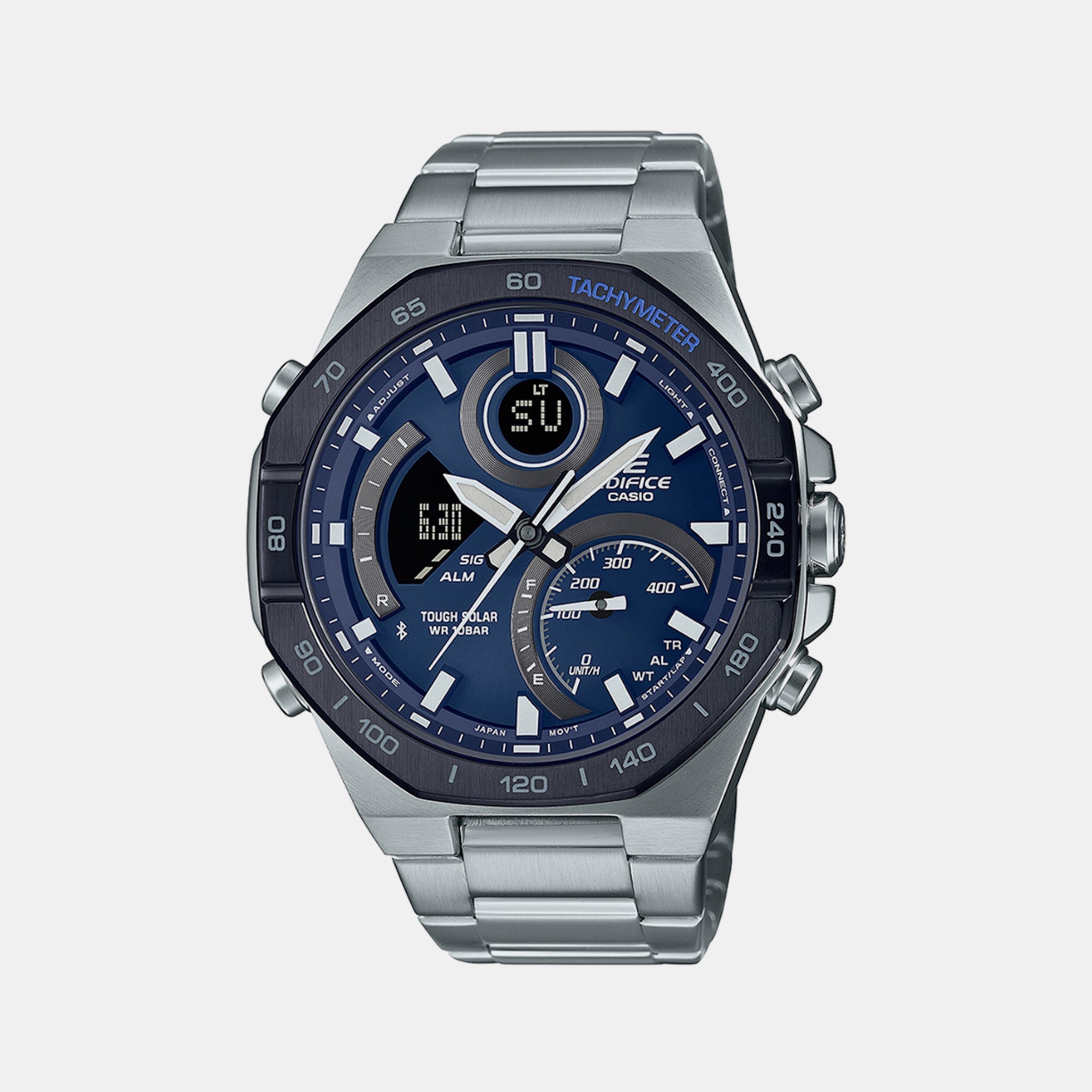 Casio Round Blue Analog-Digital watch