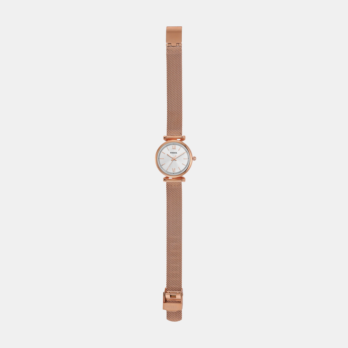 Carlie Women Quartz Silver Dial Analog Mesh Watch ES5314SET